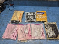 5 Vintage Silkies Pantyhose Mocha Beige Black Navy +