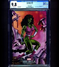 Avengers #49 CGC 9.8 1st Widow Hulk - Marvel Masterpieces Joe Jusko Variant NM
