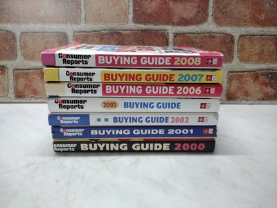 #ad #ad Lot of 7 Consumer Reports Buying Guides 2000 2003 and 2006 2008 Magazines $8.96