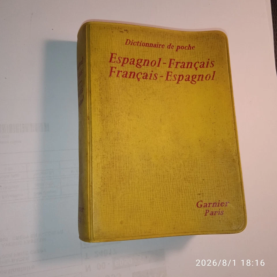 LARRIEU. Dictionnaire de poche Espagnol-Français et Français-Espagnol. 1959. - Photo 1/1