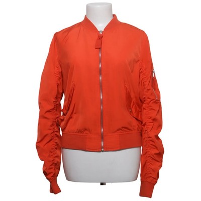 Bershka, Bomberjacke, Damen, Größe: L, Orange, Polyester, Einfarbig #R7C