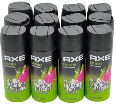 AXE BODY SPRAY EPIC FRESH 48 HOURS FRESH #12 PIECES 97 G 150 ML-FREE SHIPPNG