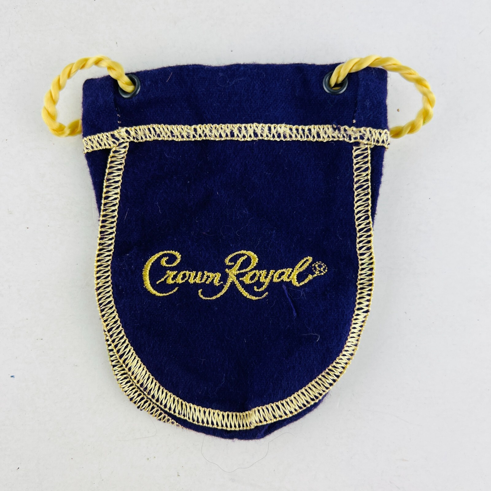 Crown Royal Mini Bag with Gold Drawstrings Great for Storage 4.5
