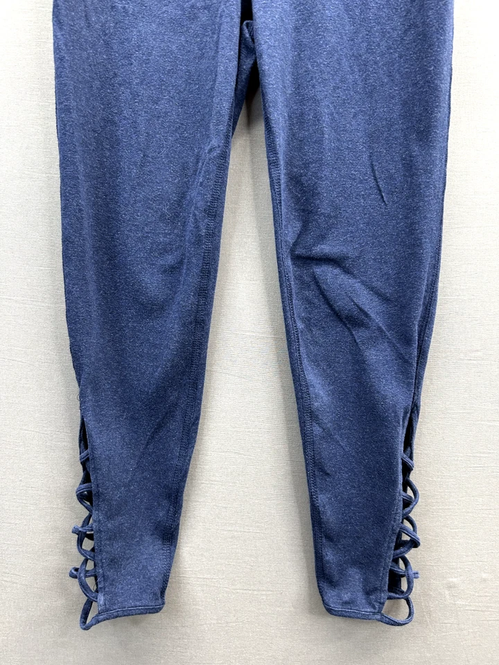 Reebok Womens Blue Leggings Elastic Waist Pull On Size Medium - Image 2 of 4