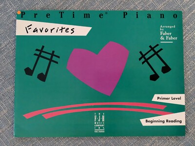 PreTime Piano Favorites Primer Level -  Beginning Reading