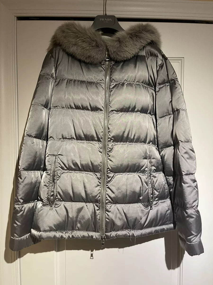 Prada top jacket grey