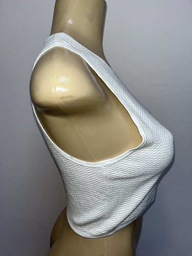 Elizabeth and James 5F Bergdorf Goodman sleeveless cropped stretch top Small - Picture 2 of 4