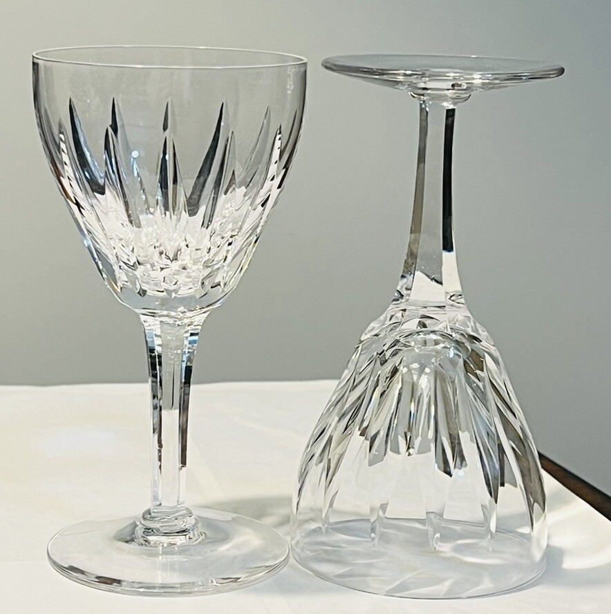 STUART CRYSTAL CLARIDGE WINE GLASS, Cut Lead Crystal, 5.5