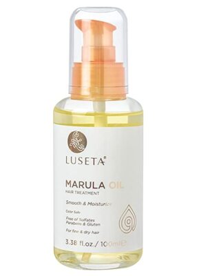 LUSETA MARULA OIL HAIR TREATEMENT SMOOTH&MOISTURE COLOR SAFE FOR DRY  3.38FLOZ