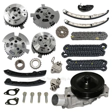 Water Pump Timing Chain Kit VVT Fit Land Rover Jaguar Discovery Sport V6 3.0 5.0