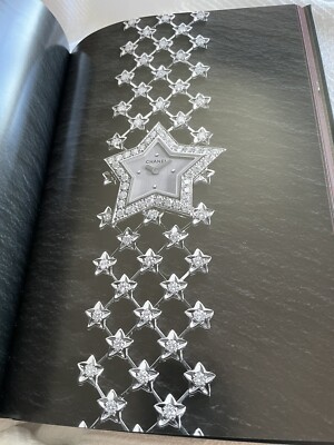 CHANEL  BLACK FAUX LEATHER BOOK OF FINE JEWELRY 2004 Catalog watches rings NEW