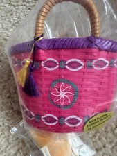 NEW American Girl LEA'S BEACH PICNIC SET 7 Pc Bag Pineapple Incomplete LOOK