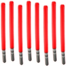 8 Stück Aufblasbare Lichtschwerter 85 cm Las...