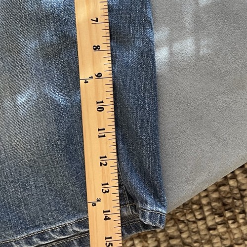 Vintage G-Unit Mens Size 36 Blue Jean Distressed Shorts Denim Baggie 90s Y2K - Picture 9 of 12