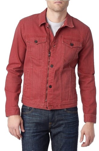 7 for all mankind red denim dress 7 For All Mankind Womens 6 Long Sleeve Denim Red Shirtdress NWT Western  Mini
