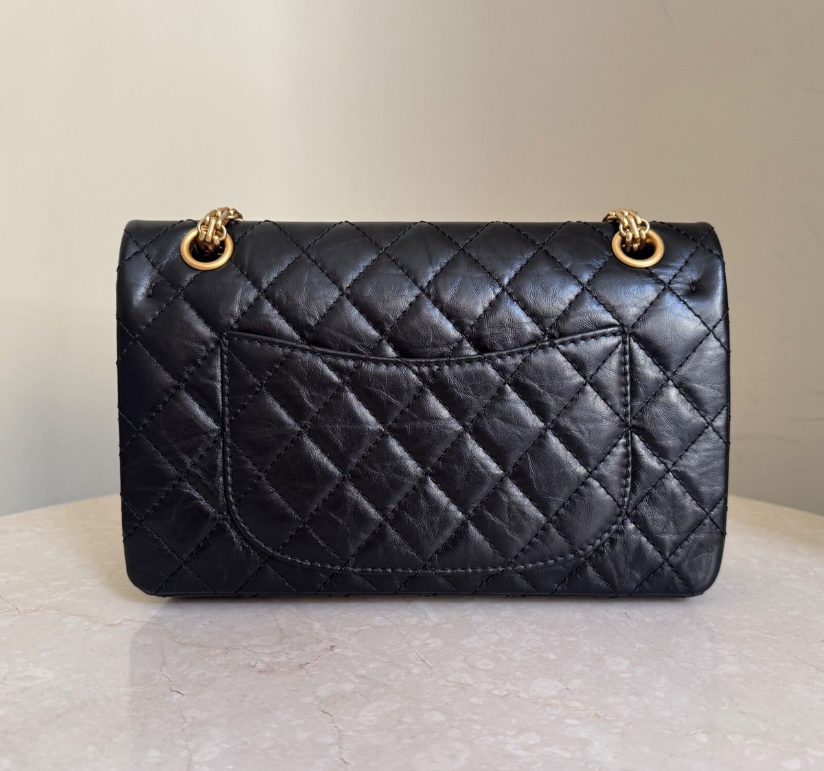 MINT* 2022/2023 CHANEL 2.55 Reissue Size 225 Bag Aged Calfskin