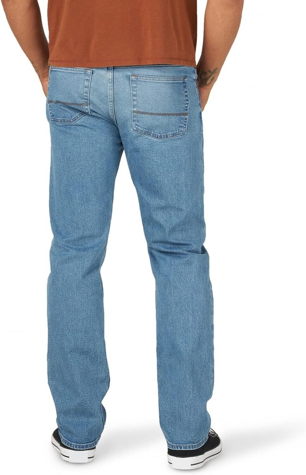 Jeans Denim Elasticizzati Blu Wrangler Taglia 36x32 - Foto 10