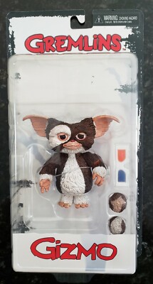 NECA GREMLINS Gizmo 4 Inch Fur Balls 3D glasses Action Figure Reel