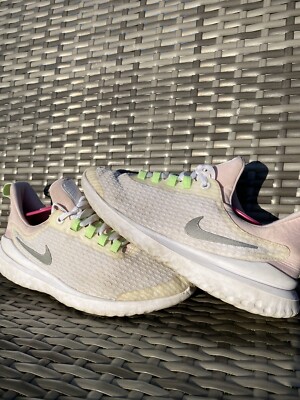 Nike Renew Rival GS Running Shoes White Pink Girls or