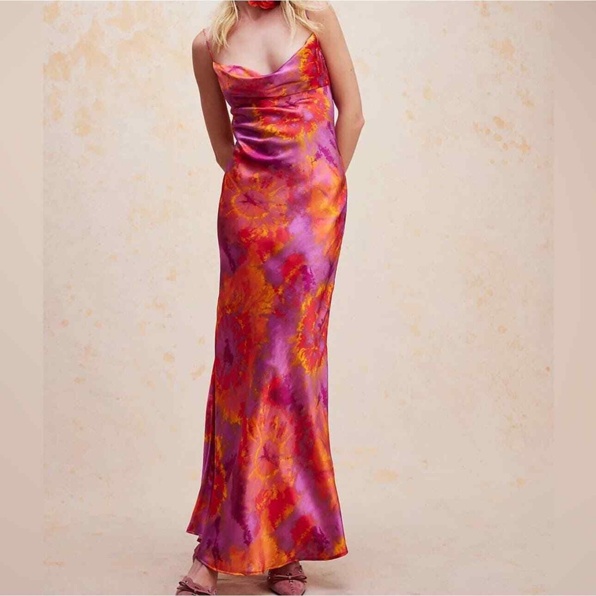 Ronny Kobo Revolve Capri 100% Silk Maxi Dress Sleeveless Size S NWOT | eBay