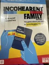 Incohearent Family Edition Card Game By What Do You Meme? New Sealed
