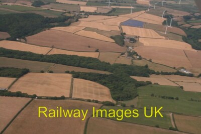 Aerial Photo - Crop marks in fields ESE of Braunton  (1) c2018