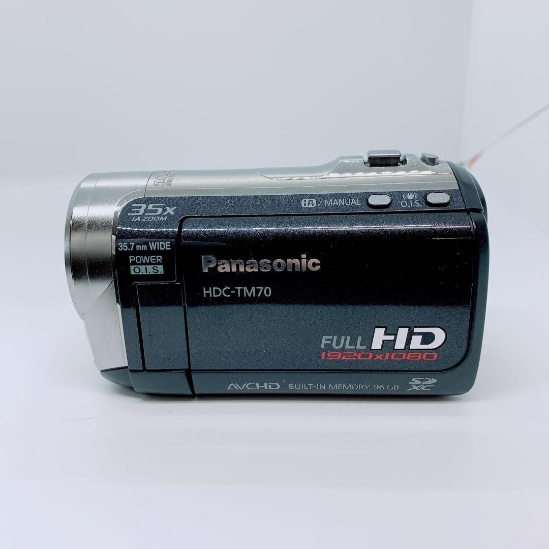 Panasonic パナソニック HDC-TM70 Panasonic HDC-TM70 Full HD Camcorder 1920x1080 35x Zoom 96GB