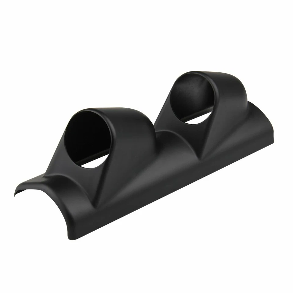 Cápsula de accionamiento izquierda negra de 2" 52 mm pilar A triple 2 orificios montaje medidor soporte Foto 4 de 4