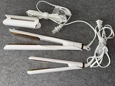 Kristin Ess 3-in-One Titanium Flat Iron Hair Straightener + Smaller Iron New