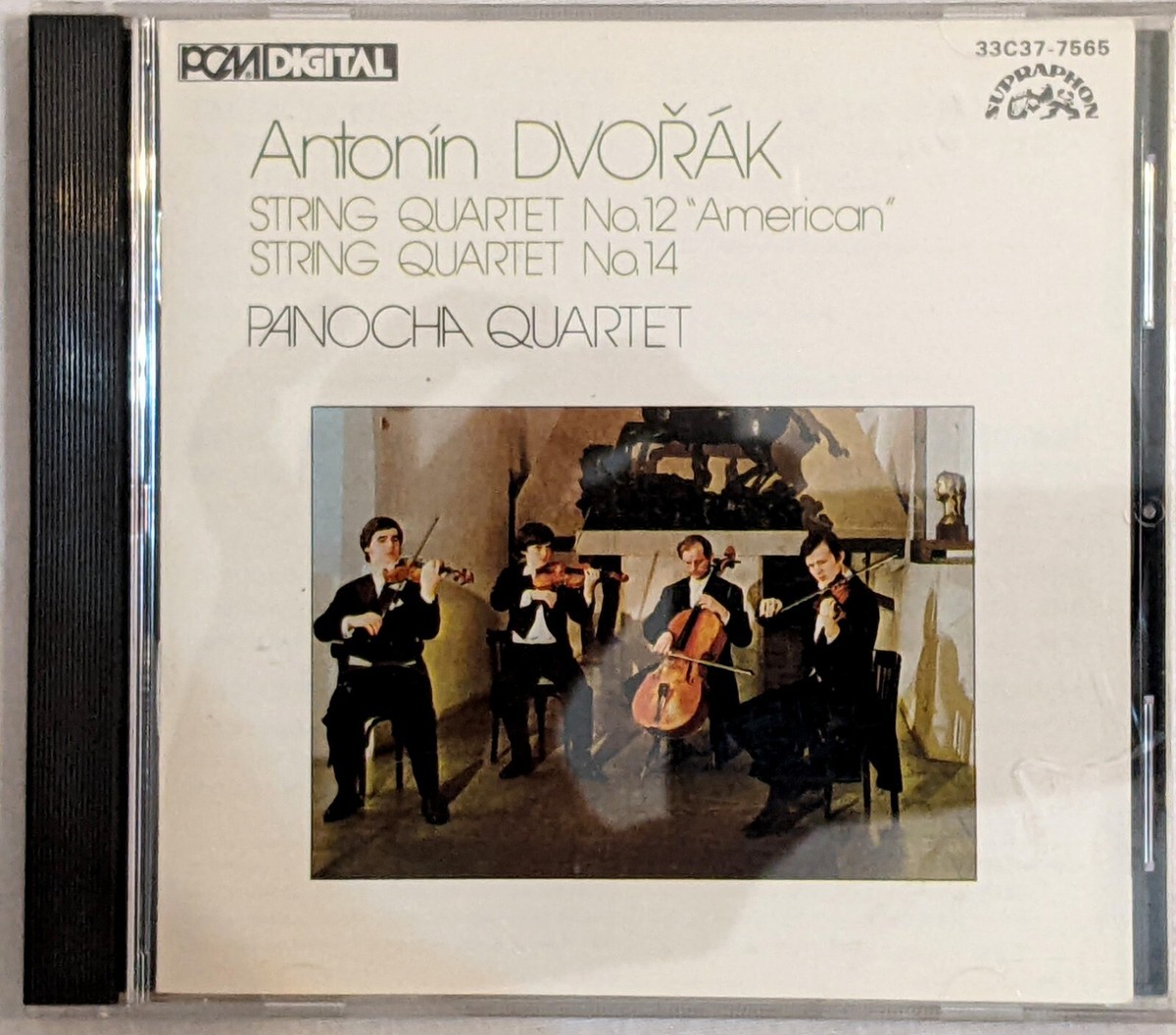 Denon 33C37-7565 cd Dvorak STRING QUARTETS 12/14 Panocha Quartet
