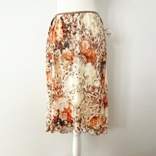 NWT Vintage Women Floral Midi Skirt Size 12 Forest Fairy Y2K Woodland Granola