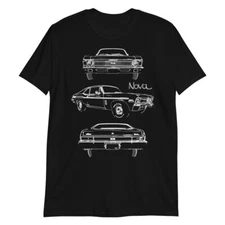 1972 Chevy Nova SS 427 Collector Car Gift Short-Sleeve Unisex T-Shirt