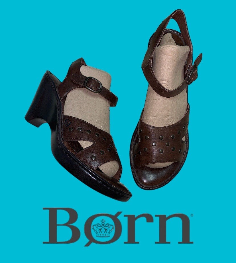 New Without Tags. Brown Leather Born Sandals eBay