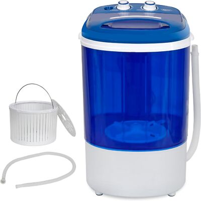 Portable Mini Washing Machine Compact 2 in 1 Washer & Spinner Single Bucket 9lbs