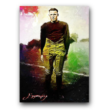 Red Grange #6 Art Card Limited 38/50 Edward Vela Signed (Chicago Bears)