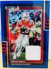 2025 Donruss Optic Threads— Drake Maye #DTH-DME (MEM) Blue Prizm Patriots