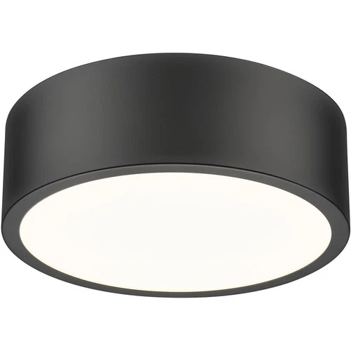 Z-Lite 1017F12-MB-LED Coronado Flush Mount Matte Black - Picture 5 of 8