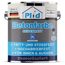 Betonfarbe 2,5L Anthrazit - f&uuml;r ca. 25m&sup2; / Bodenbeschichtung Bodenfarbe Sockel