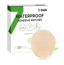 Dexcom G7 Adhesive Patches 20Pcs,Waterproof over Patches for G7 & Stelo Flexible