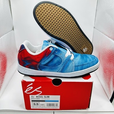 Size 5.5 - eS Footwear Accel Slim Tie Dye Blue Men\'s Skateboard Sneakers (7W) Es Skateboard Shoes Accel Slim Tie Dye size 6 | Mercari main image 4