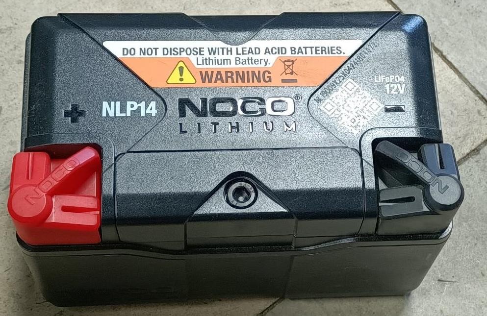 NOCO Lithium NLP14 Group 14 500A 12V 4Ah 51.2Wh Powersport Battery