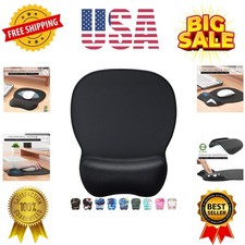 Ergonomic Mouse Pad with Gel Wrist Rest, Smooth Wrist Support Surface, Non-Sl...