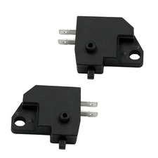 Pack-2 Motorcycle Left & Right Front Brake Light Stop Switch, 2-pin Left and 