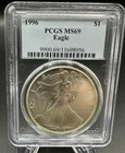 1996 American Silver Eagle PCGS MS-69