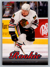 2007-08 Fleer Ultra Rookie Bryan Bickell #204 Blackhawks