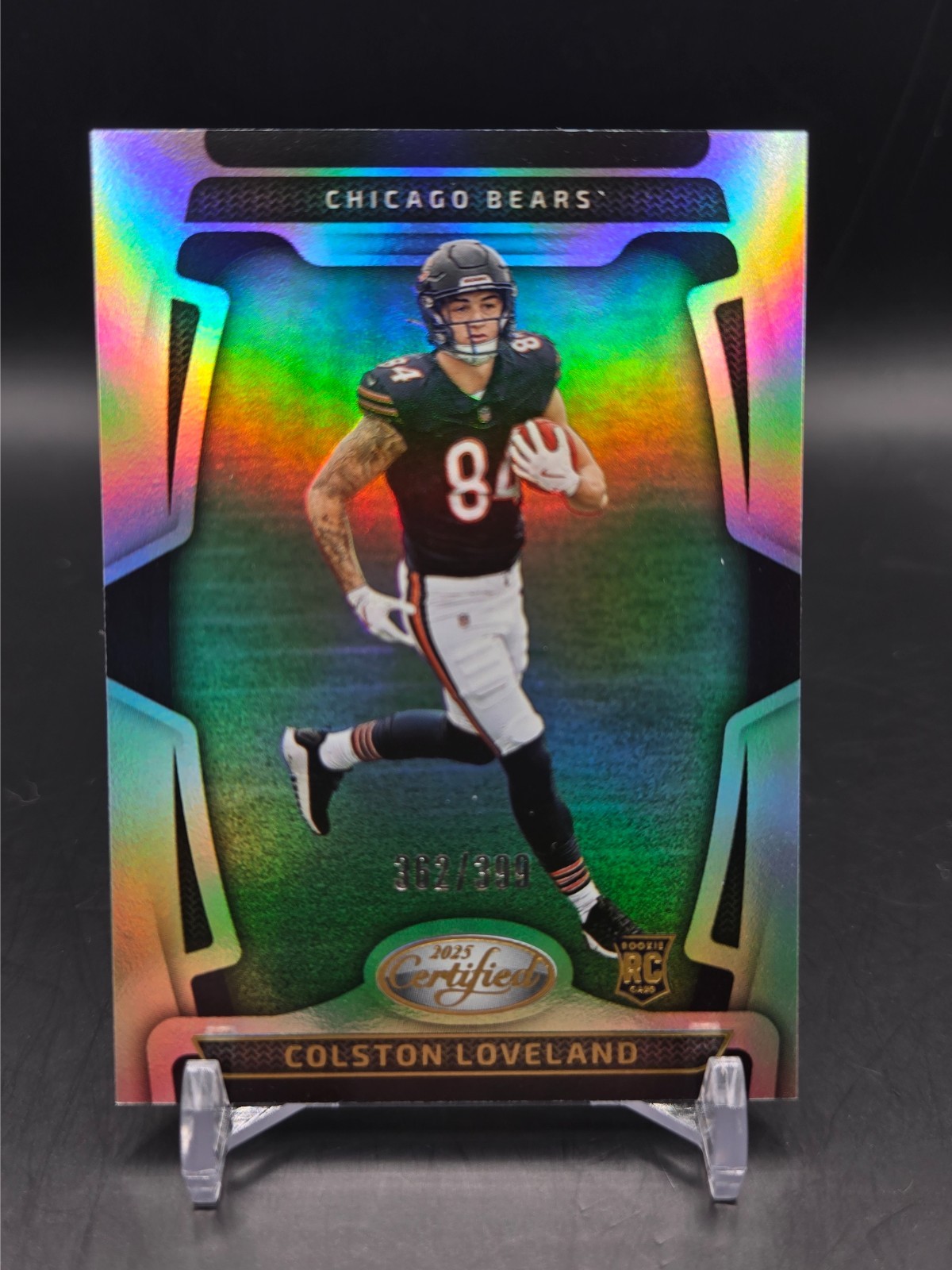 2025 Panini Certified - Colston Loveland #110 - Silver 362/399 - Bears SSP