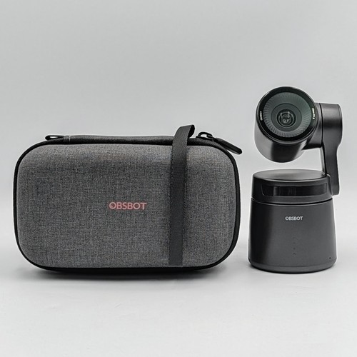 OBSBOT Tail Air AI-Powered 4K PTZ Streaming Camera with USB-C Cable & Case