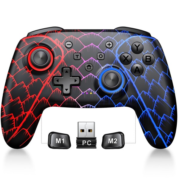 Pc Controller Wireless Pro Controller FüR Nintendo Switch 2/Oled/Lite/Windows Pc-image