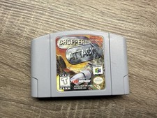 Chopper Attack Video Game Nintendo 64 N64 Authentic and Tested