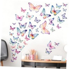 Colorful Butterfly Wall Decals Removable DIY Butterfly 02-colorful Butterfly